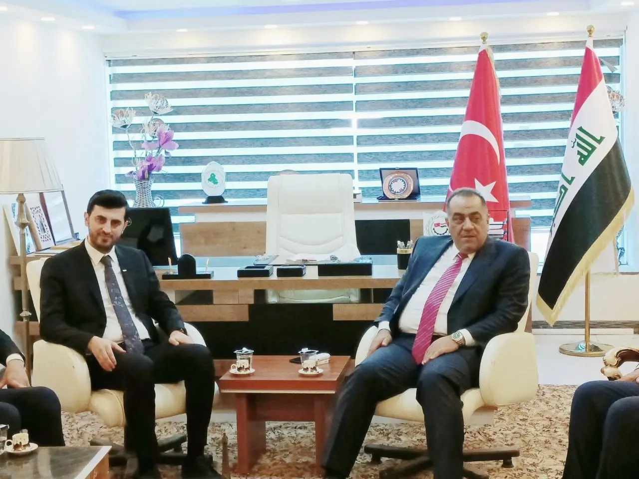 رئيس المجلس يستقبل رئيس الجانب التركي لمجلس الأعمال والوفد المرافق له في بغداد